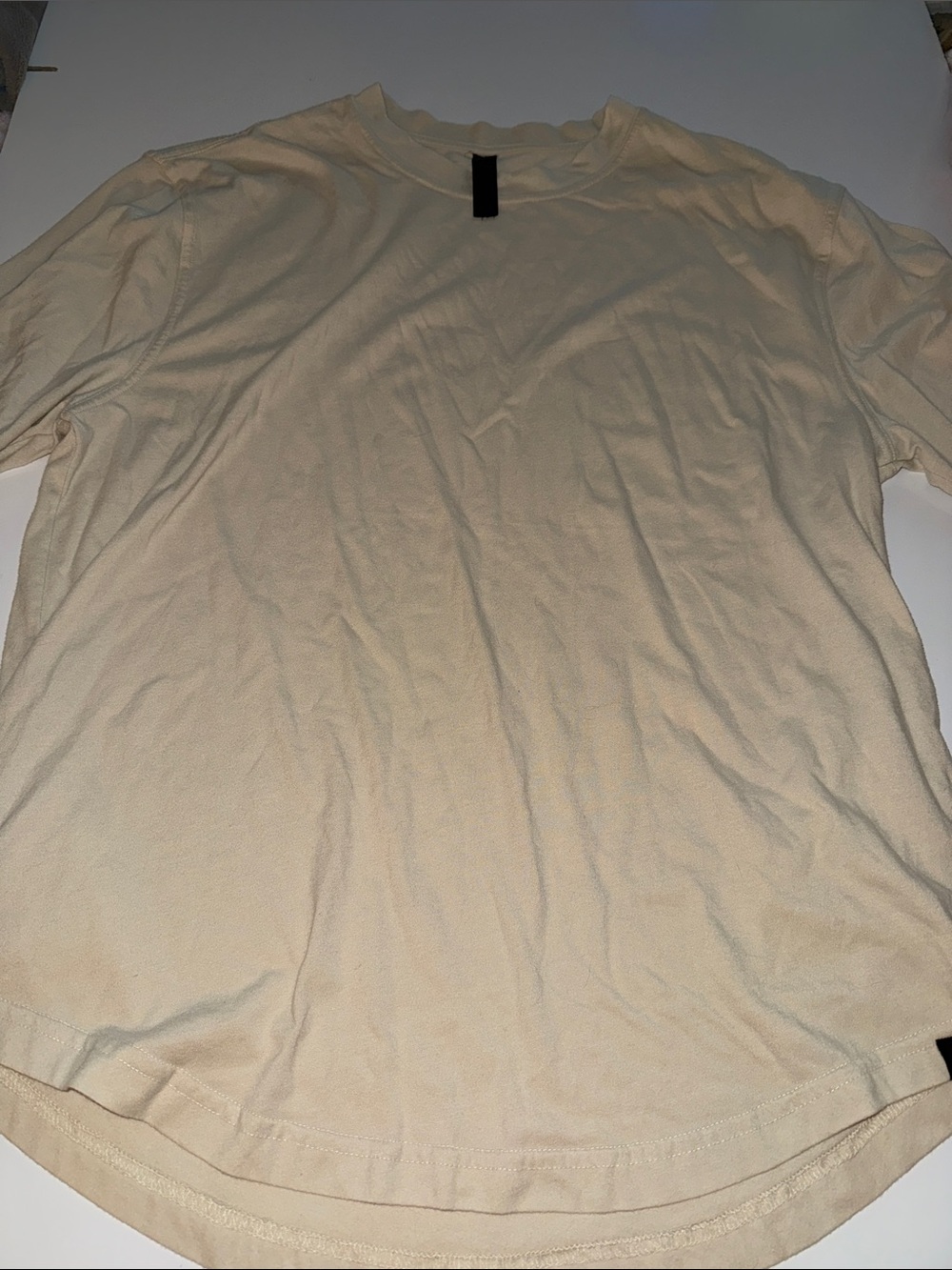 Glyder Men’s Cream Short Sleeve Crew T-Shirt